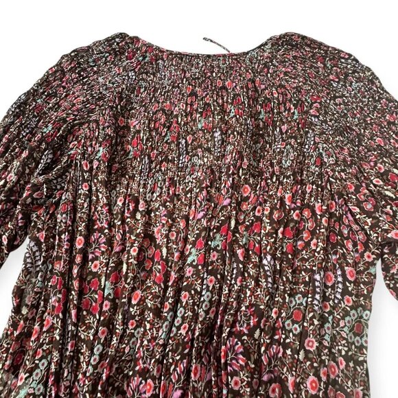 Isabel Marant Étoile Noanne Floral Mini Dress Brown FR 34 NWT - Picture 11 of 16